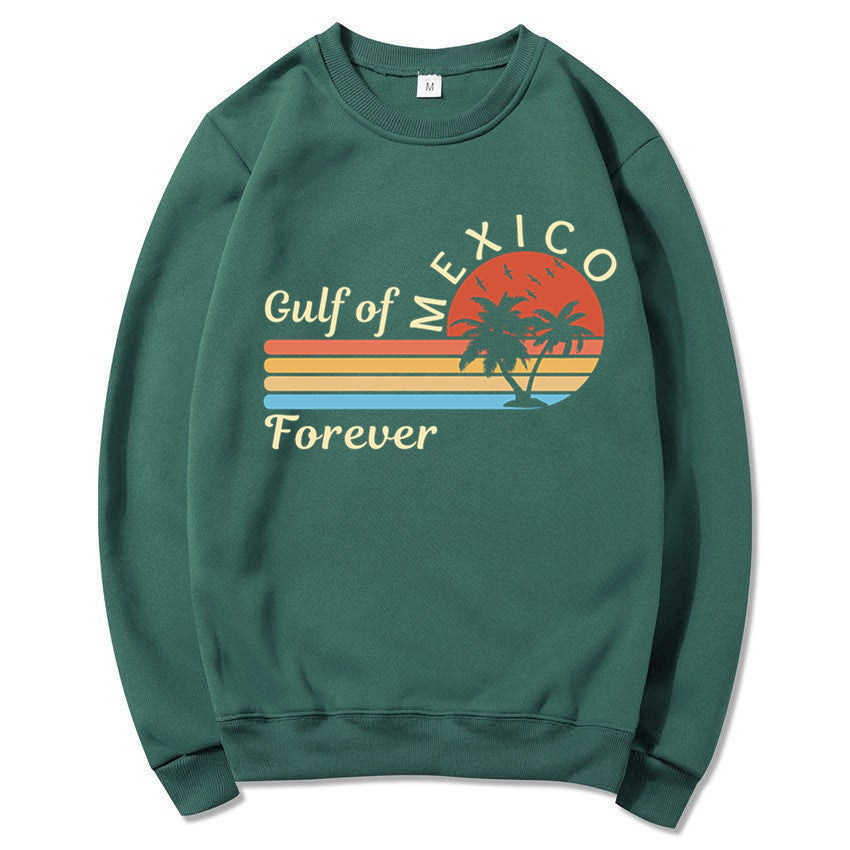 Sweat-shirt femme avec design graphique tropical et imprimé moderne Chic & Stil