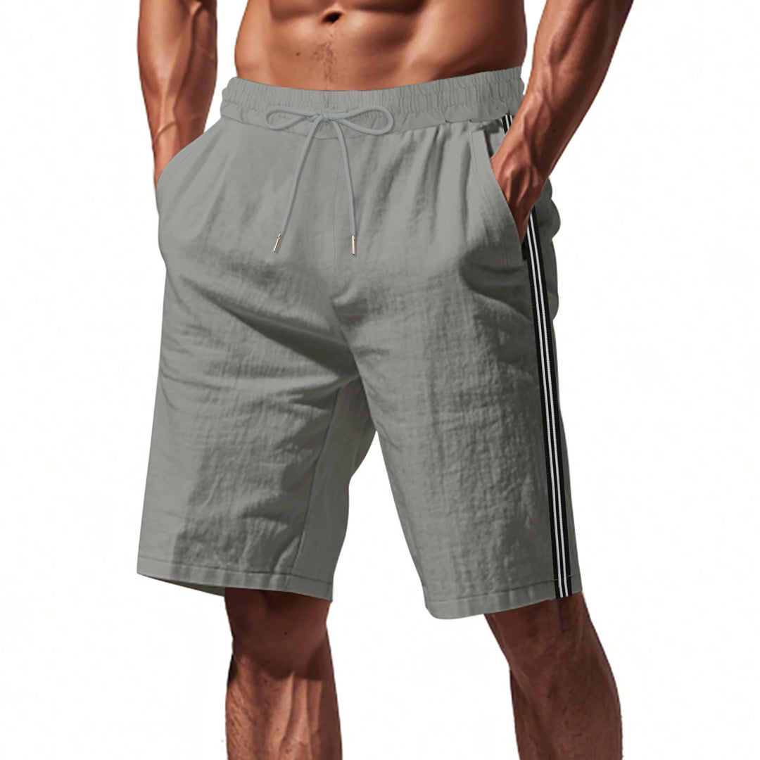 Lune London men's sporty bermuda shorts with elastic waistband and side pockets