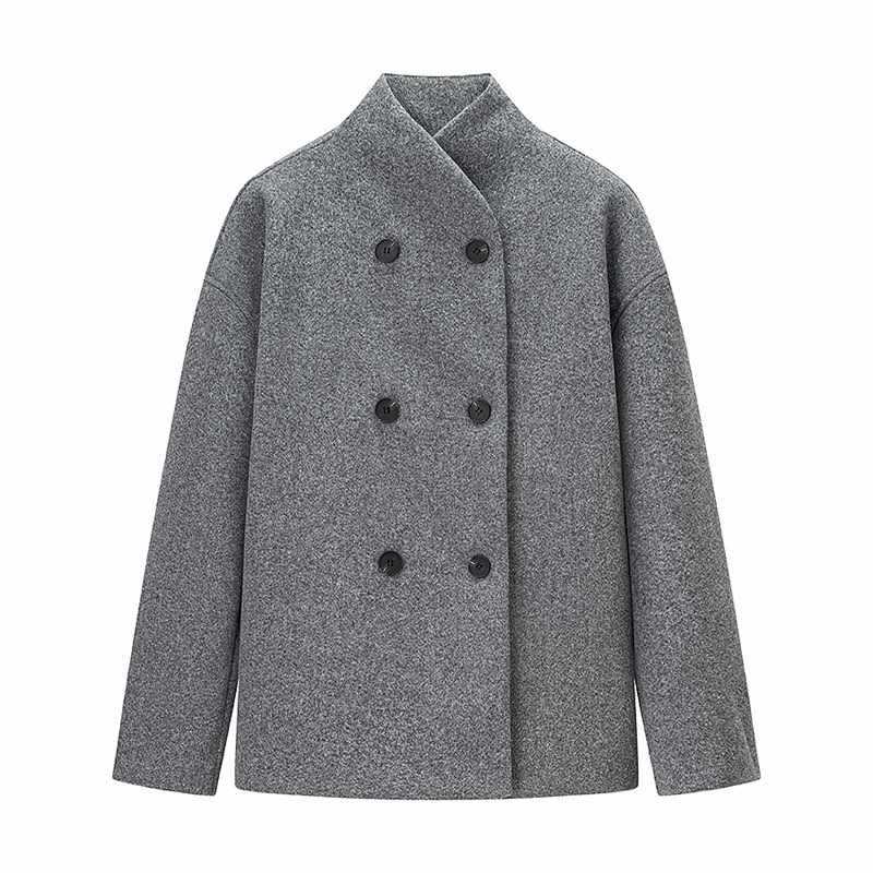 Lune London Elegant double-breasted transition jacket for women