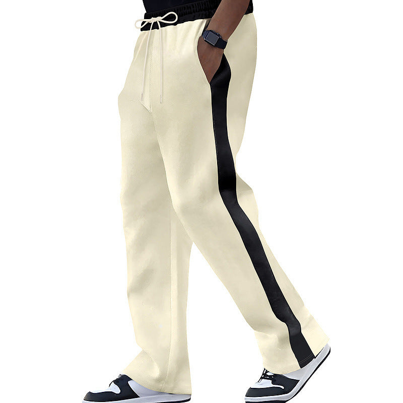 Men's sports pants with contrasting stripes Lune London