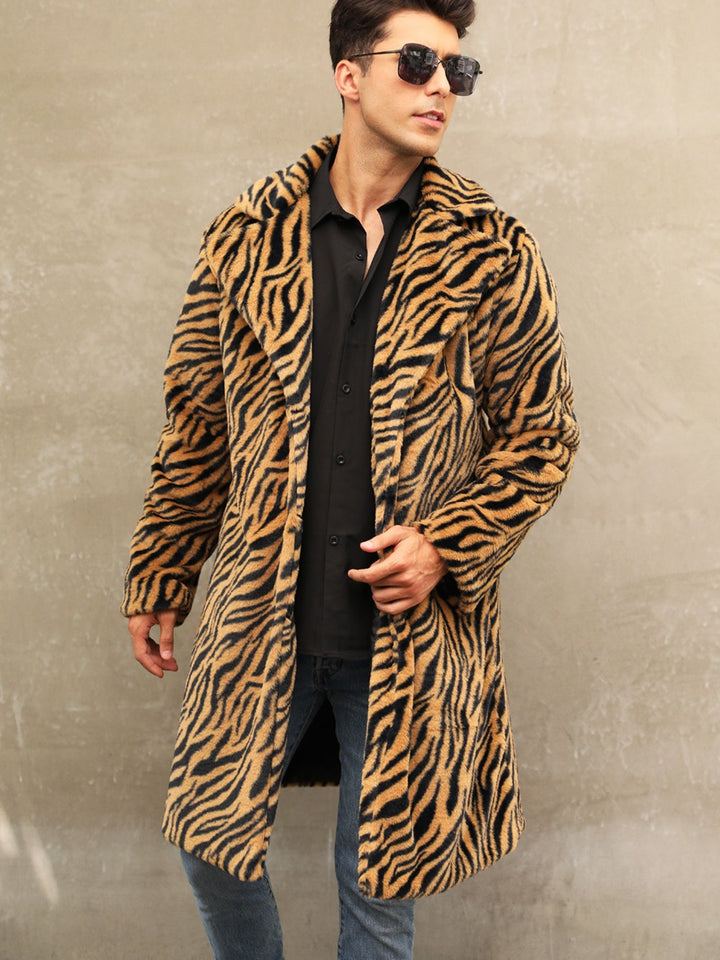 Trendy and comfortable zebra fur jacket for men Lune London