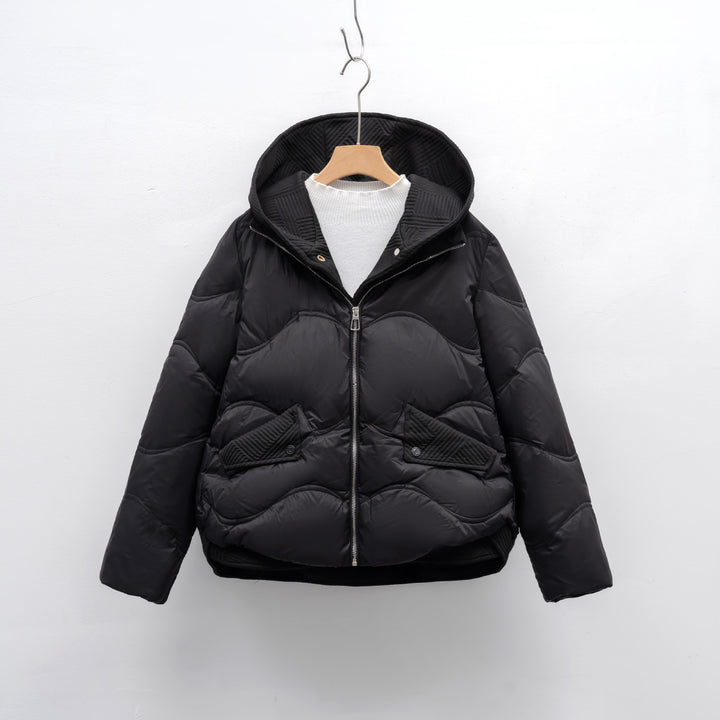 Women's down jacket with adjustable collar Lune London