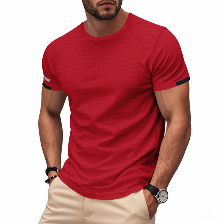 Functional t-shirt for men with breathable design and reflective details Lune London