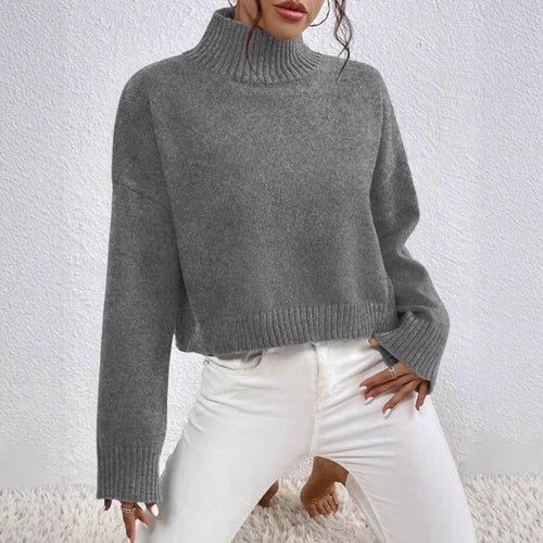 Lune London | Ladies fashionable collar sweater made of soft wool