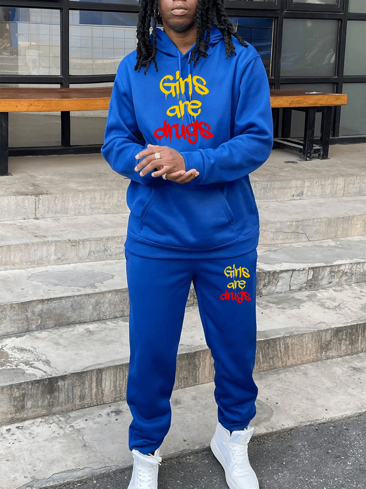 Hoodie and jogger set for women with notable inscription Lune London