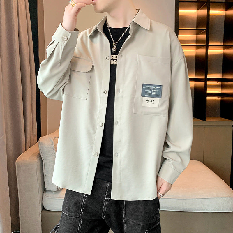 Casual utility shirt jacket for men with practical pockets and modern design Lune London