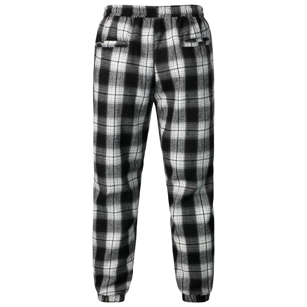 Leisure pants for men with pattern, elastic waist and side pockets Lune London