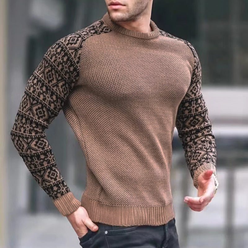 Men's knit sweater with graphic pattern Lune London
