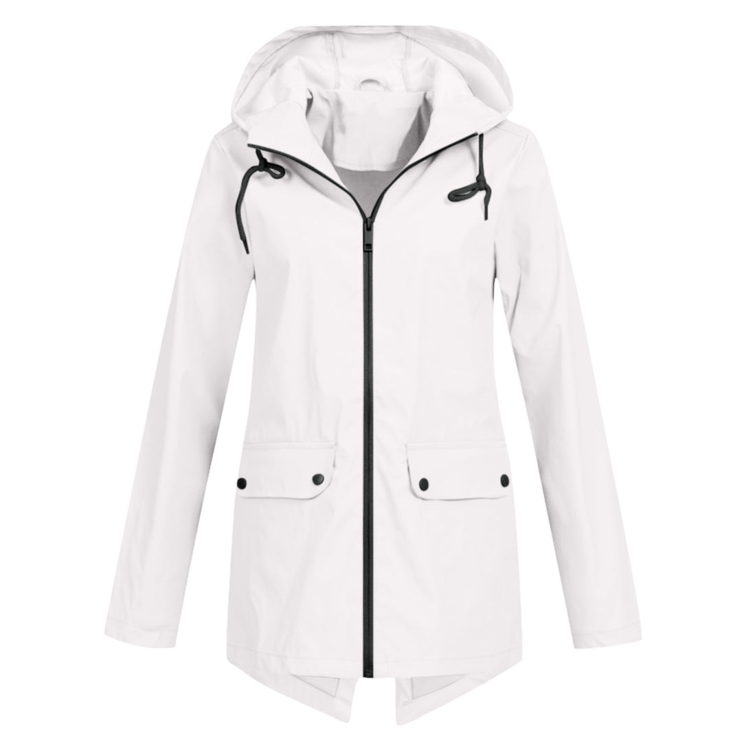 Women's water-resistant transitional jacket with adjustable hood and practical pockets Lune London