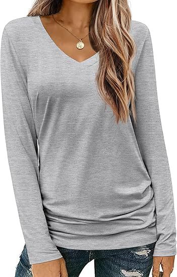 Women Long Sleeve Elegantly Cut Top Lune London