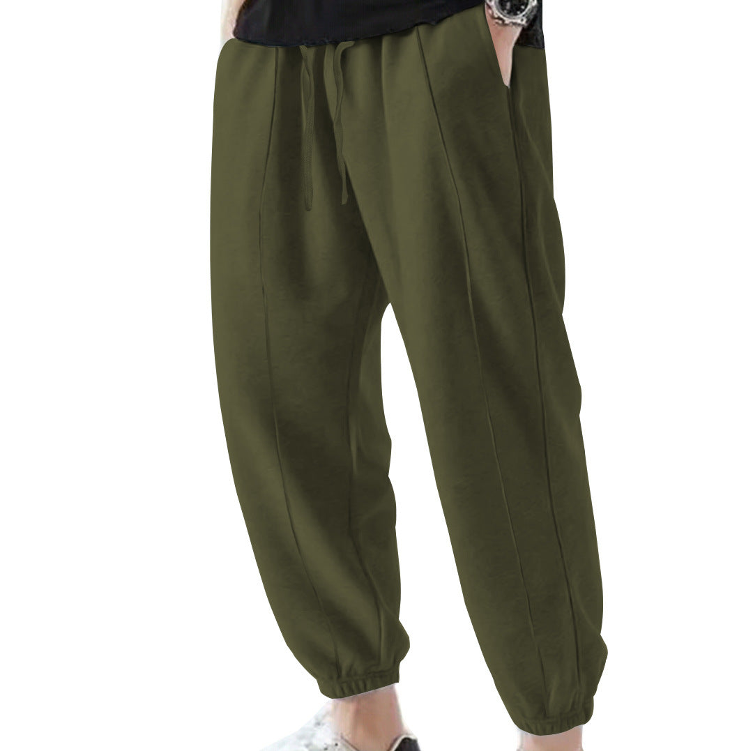 Men's jogger pants in breathable material with adjustable waist Lune London