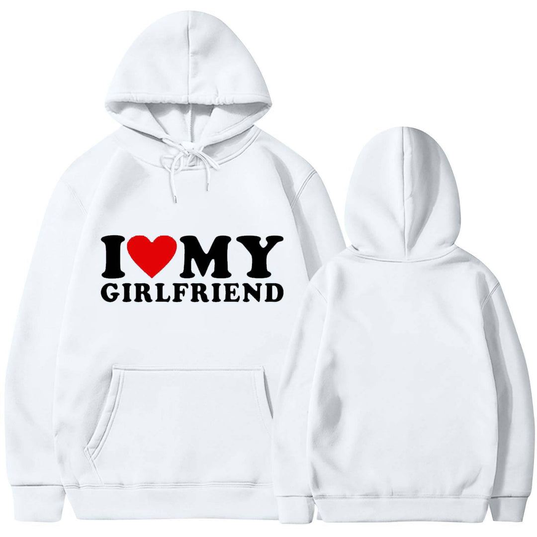 Women's casual hoodie with heart graphic Chic & Stil