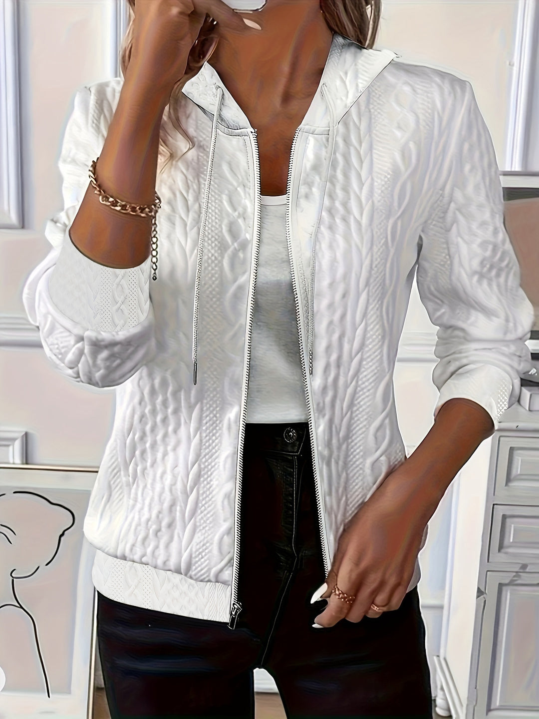 Lady cardigan with hood Lune London