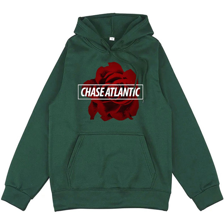 Women's hoodie with romantic rose design Chic & Stil