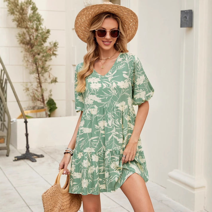 Lune London Flowered Ruffled Dress for Women
