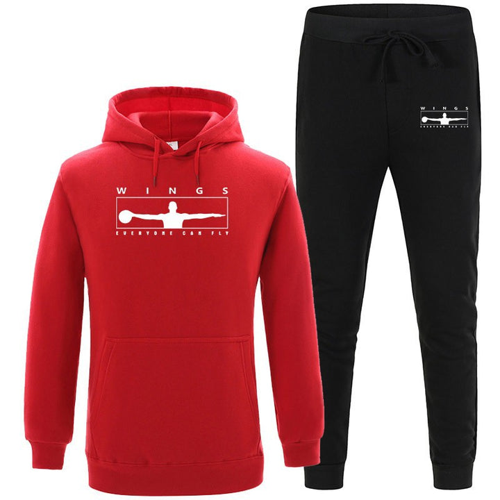 Women's jogging suit with modern logo and comfortable kangaroo pockets Chic & Stil