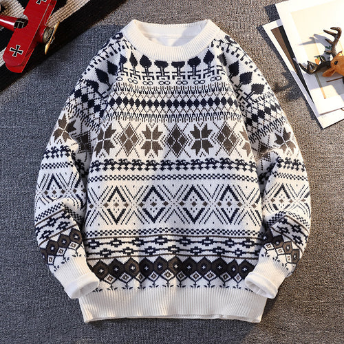 Shaving sweater for men with winter design and high collar Lune London