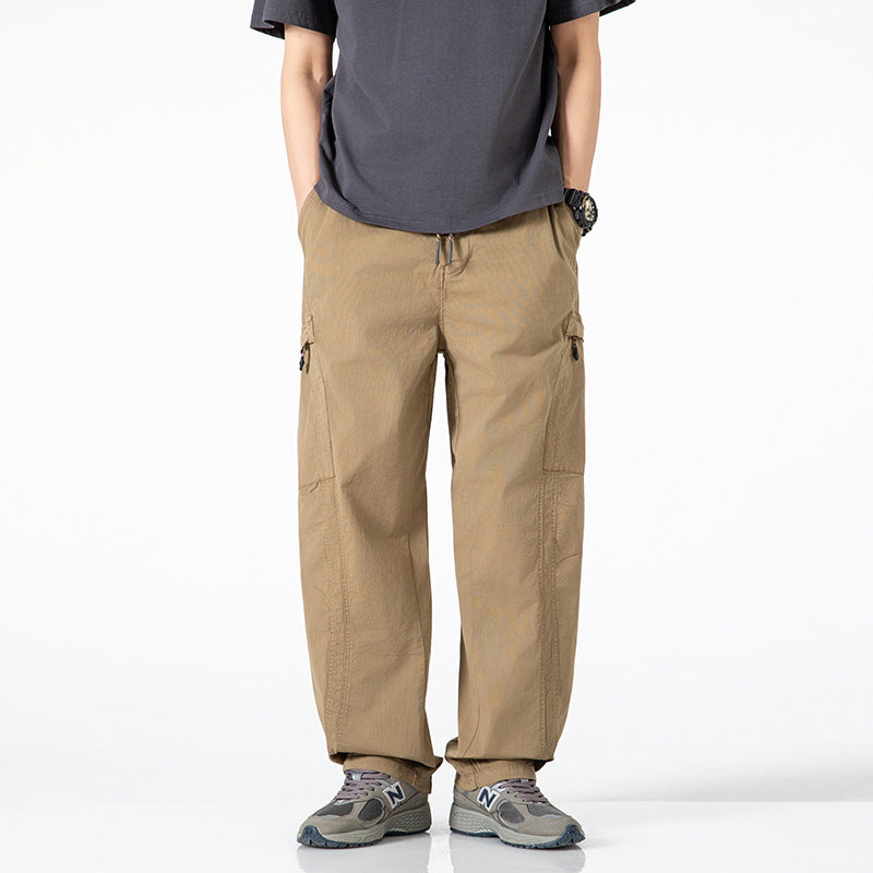 Pantalons cargo confortables pour hommes avec poches latérales et poches arrière pratiques Lune London
