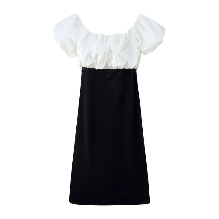 Maxi dress for women with voluminous ruffle details and an elegant cut Lune London