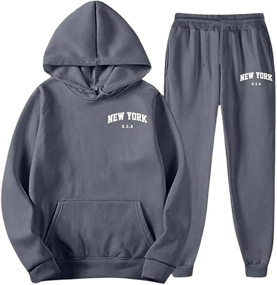 Women's Hooded Sweat Suit with high-quality material and modern lettering Chic & Stil