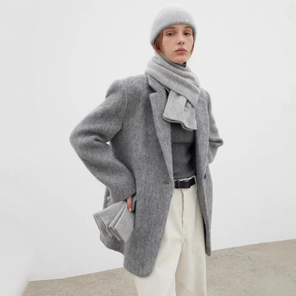 Blazer en laine élégant et confortable pour femme avec coupe moderne Chic & Stil