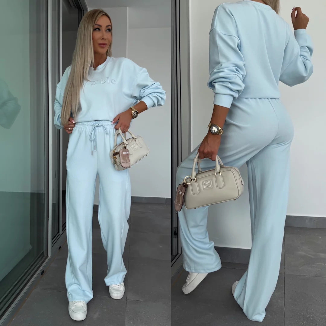 Women Casual Fit Sports Leisure Set with Drawstring Lune London