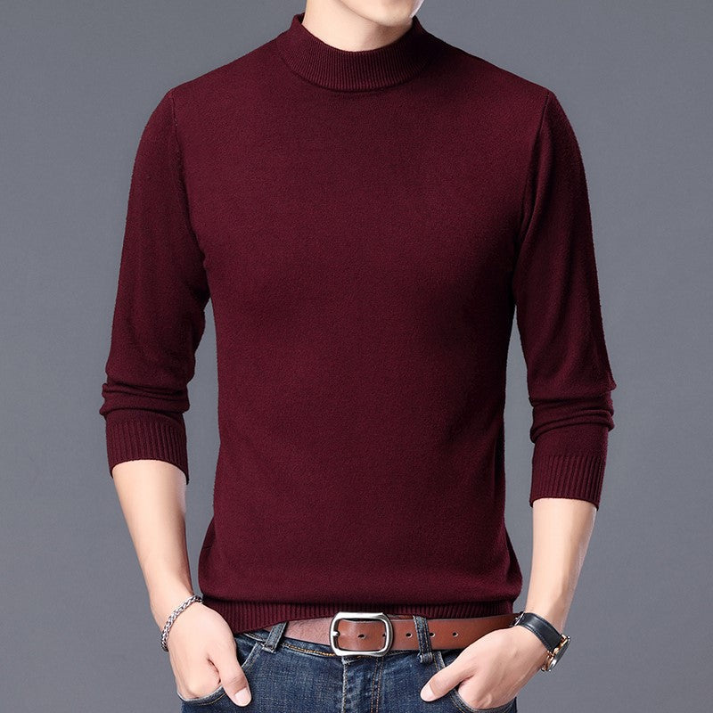 Men's High Quality Fine Knit Turtleneck Sweater Lune London