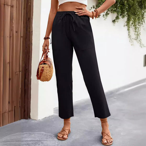Comfortable leisure pants for women with side pockets Lune London