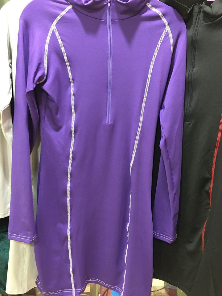 Lune London Long Sleeve Zip Bodycon Dress