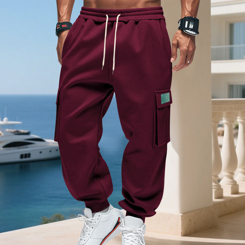 Comfortable cargo jogger pants for men with functional pockets Lune London
