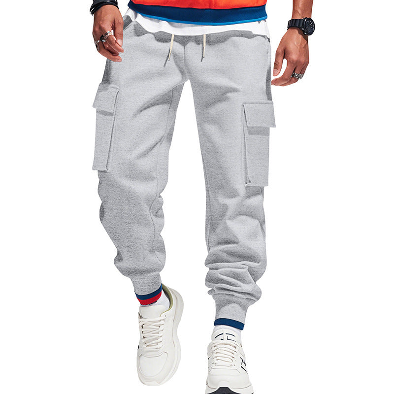 Men's cargo jogger pants with elastic waistband and practical side pockets Lune London 1760051045