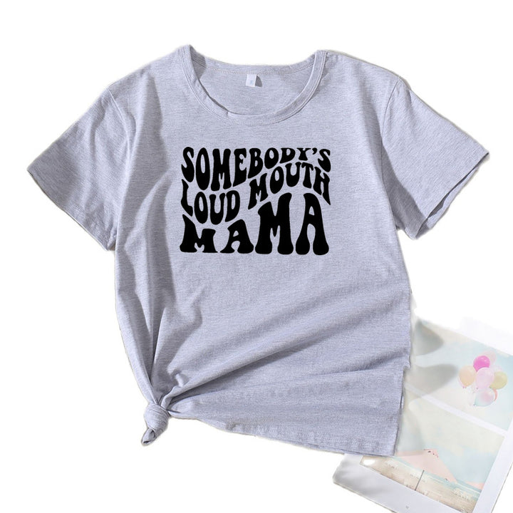 Ladies casual chic graphic T-shirt