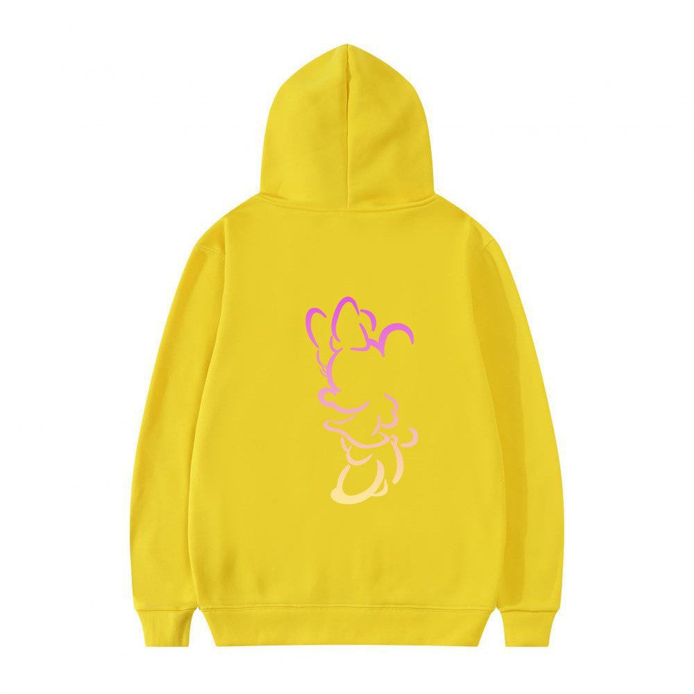Women's hoodie with artistic cloud design and soft inner lining Chic & Stil