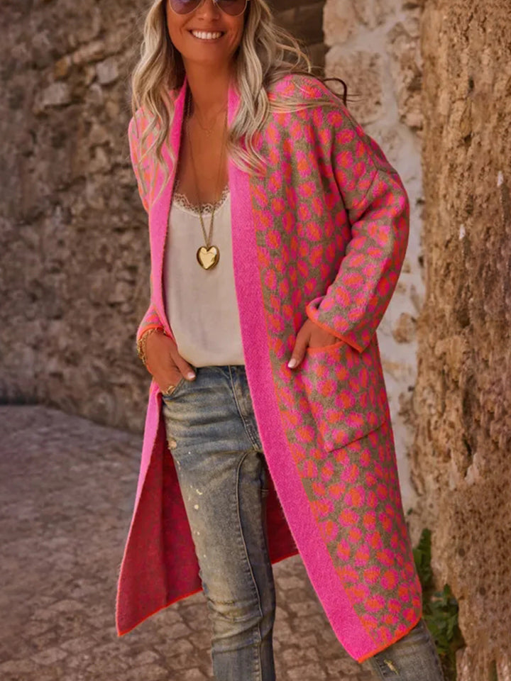 Trendy cardigan for women with eye-catching pattern Lune London