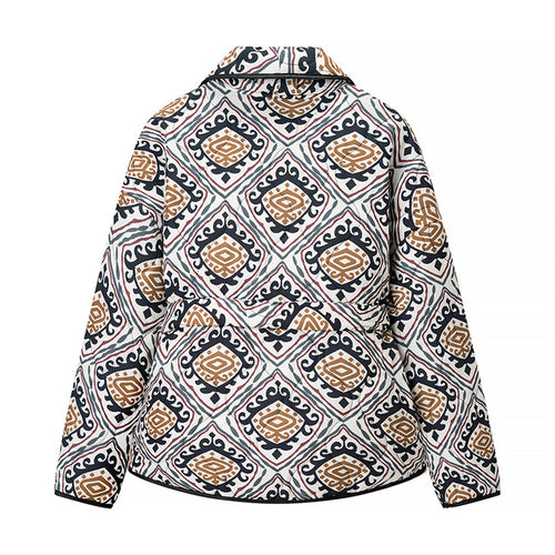 Blazer jacket for ladies with creative print and elegant fit Lune London
