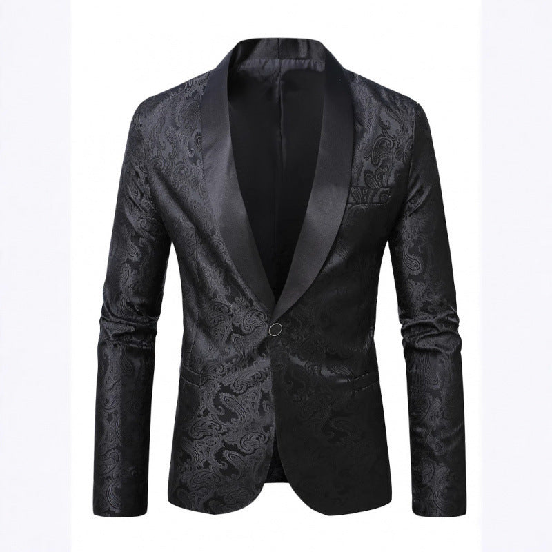 Elegant smoking blazer for men with paisley pattern Lune London