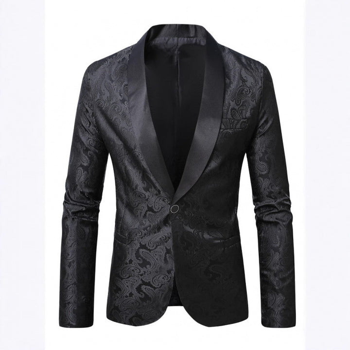 Elegant smoking blazer for men with paisley pattern Lune London