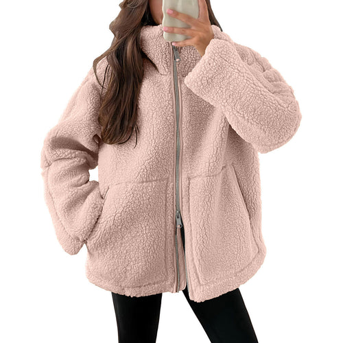 Ladies soft outdoor fleece jacket Lune London