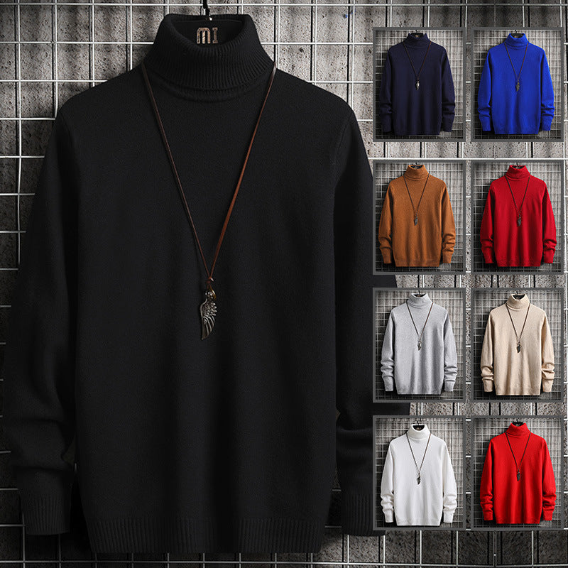 Men's Elegant High-Quality Knit Turtleneck Pullover Lune London