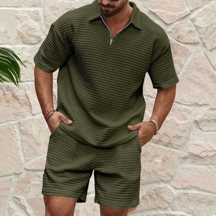 Casual short pajama for men with zipper Lune London