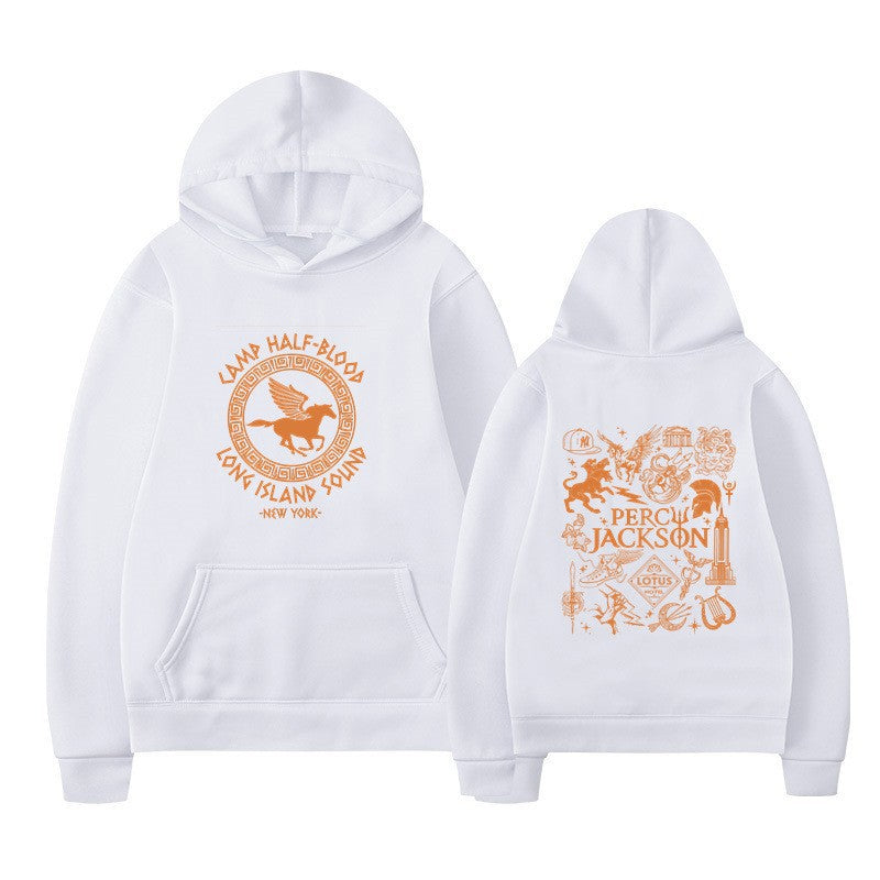 Women's hoodie with artistic mythology print Chic & Stil