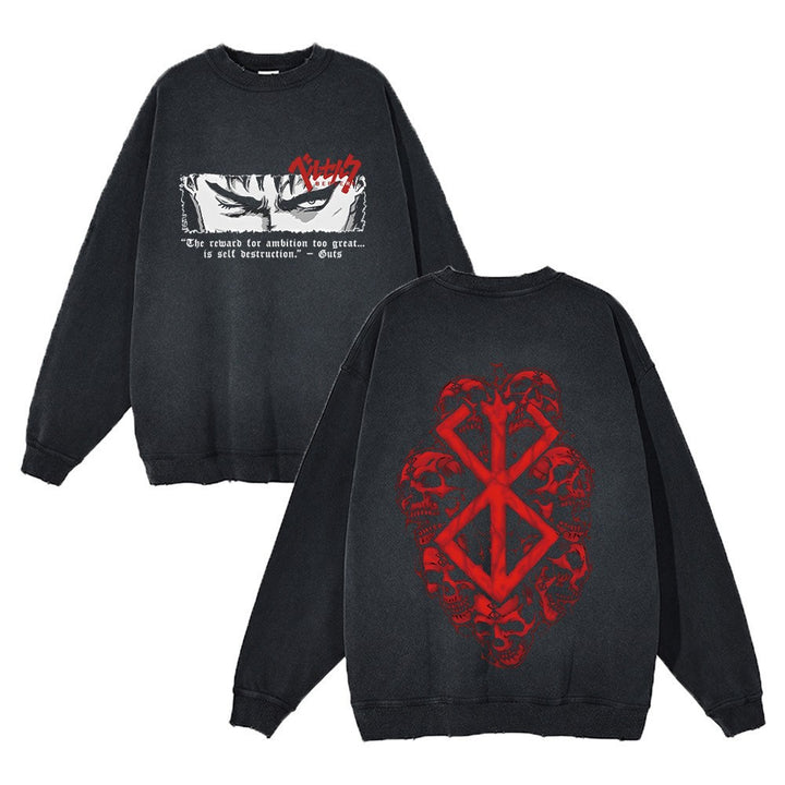 Women's sweatshirt with creative manga design and casual cut Lune London