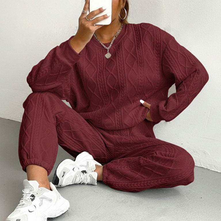 Chic and Style women's knit lounge set