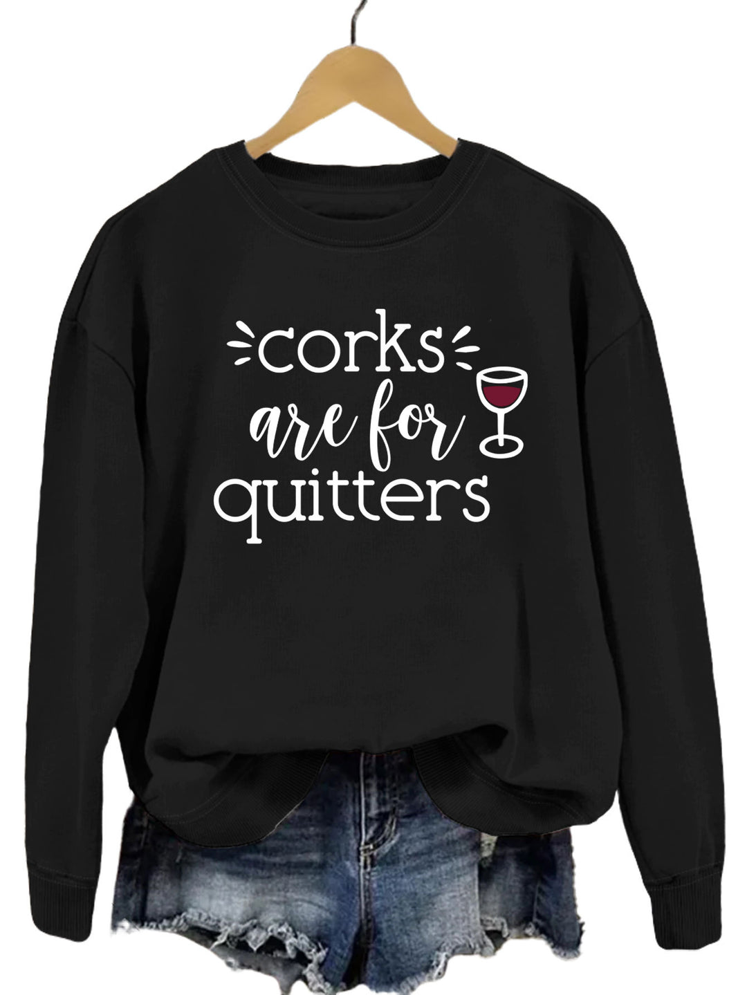 Sweatshirt pour femmes avec slogan créatif et coupe décontractée Chic & Stil