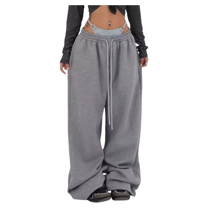 Women's comfortable Relaxed Fit leisure pants with high waistband and side pockets Chic & Stil
