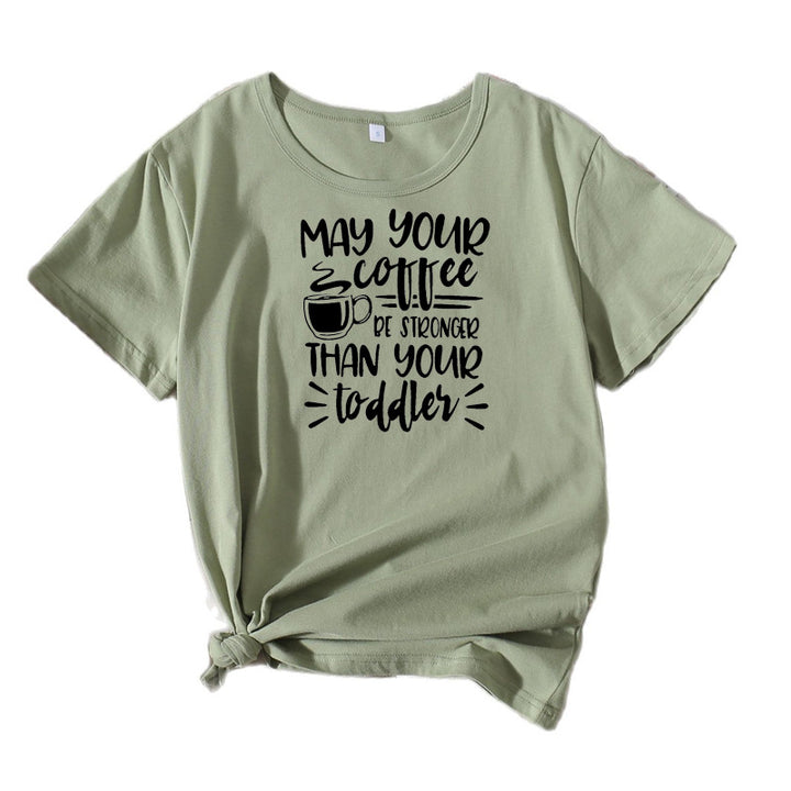 Ladies Casual T-shirt Coffee Lover Lune London