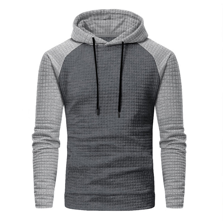 Men's hoodie with textured design Lune London