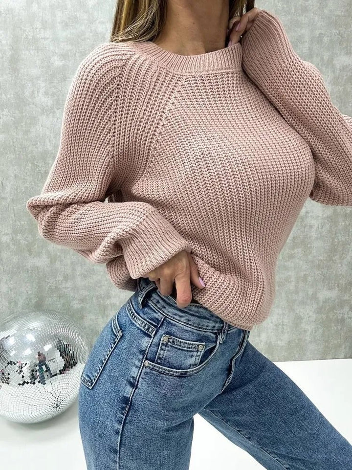 Women's sweater with a loose knit structure and a casual fit Lune London