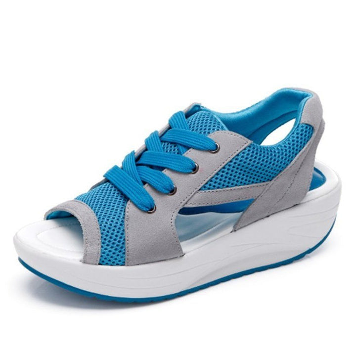Ladies Comfortable and Stylish Sandals with Wedge Heel Lune London