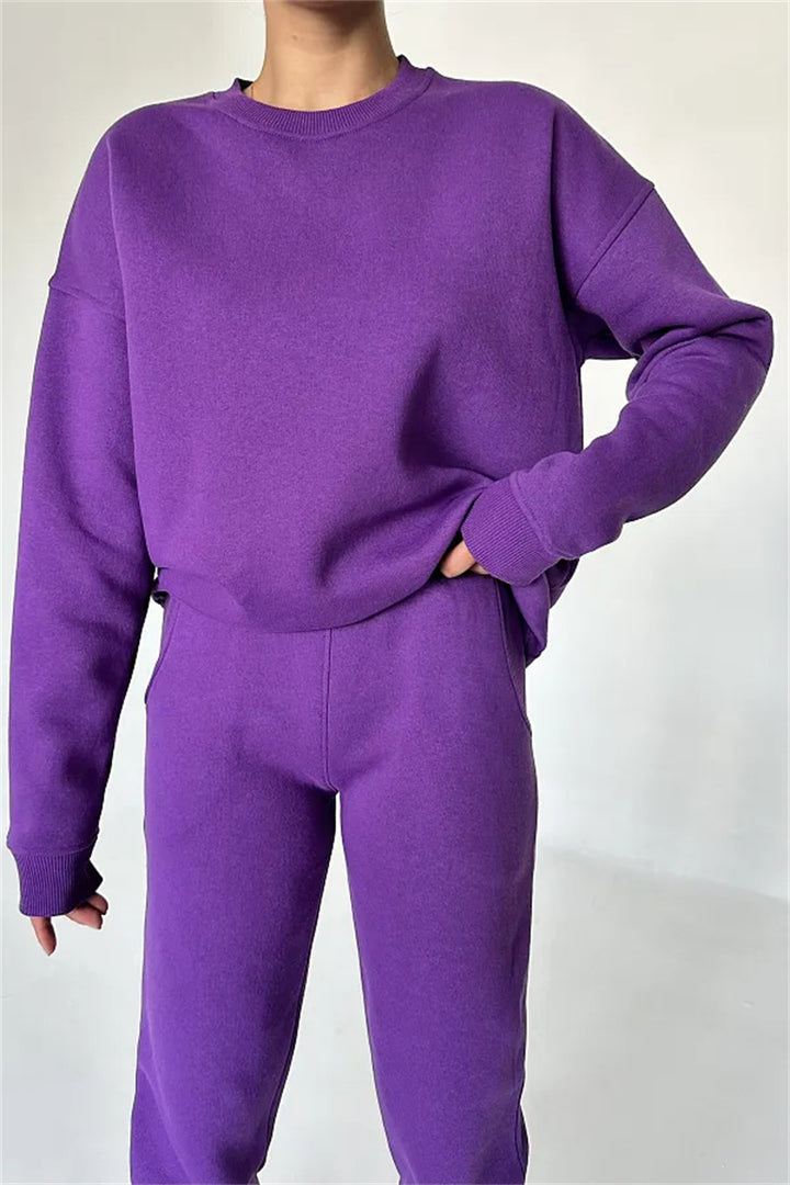 Lune London Comfortable Fleece Jogging Set for Women